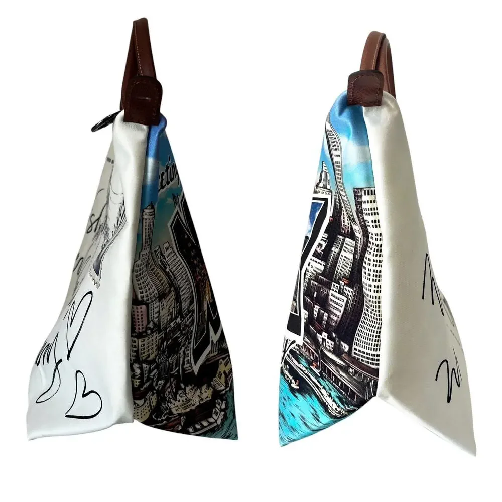 Longchamp x Jeremy Scott Le Pliage Greetings New York Travel Tote New